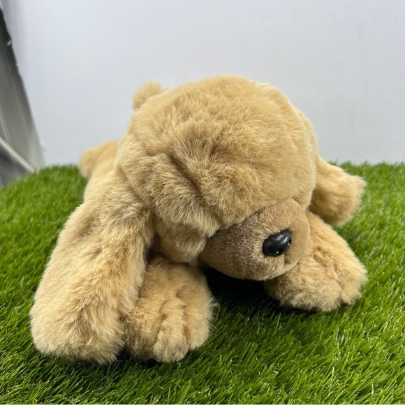 Russ Berrie Plush Doozer Puppy Dog 16" Realistic Golden Retriever Lab Vintage - Picture 3 of 11